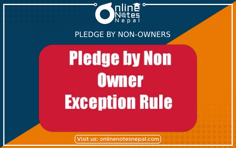 Pledge by Non-owners
